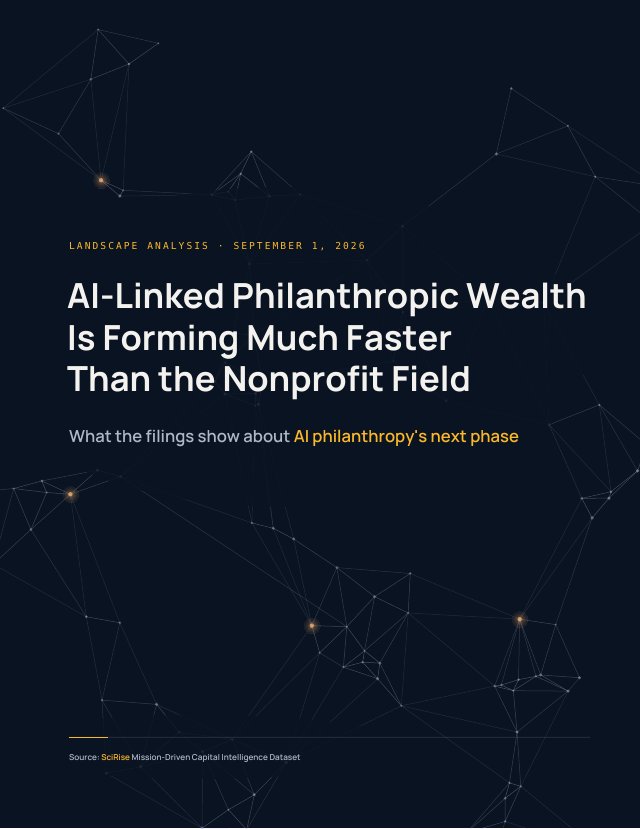 First page of AI-Linked Philanthropic Wealth Is Forming Much Faster Than the Nonprofit Field