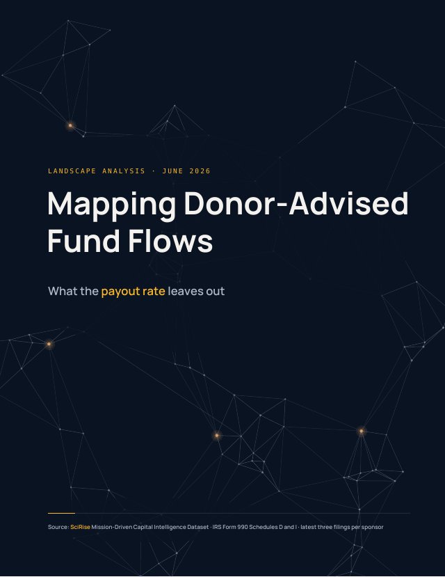 First page of Mapping Donor-Advised Fund Flows